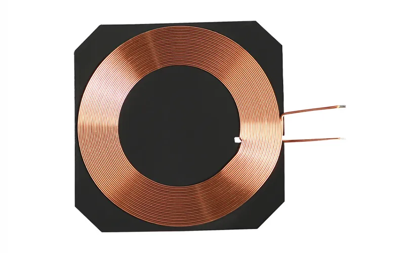 Custom engineered electronic coil for high-performance wireless power transfer