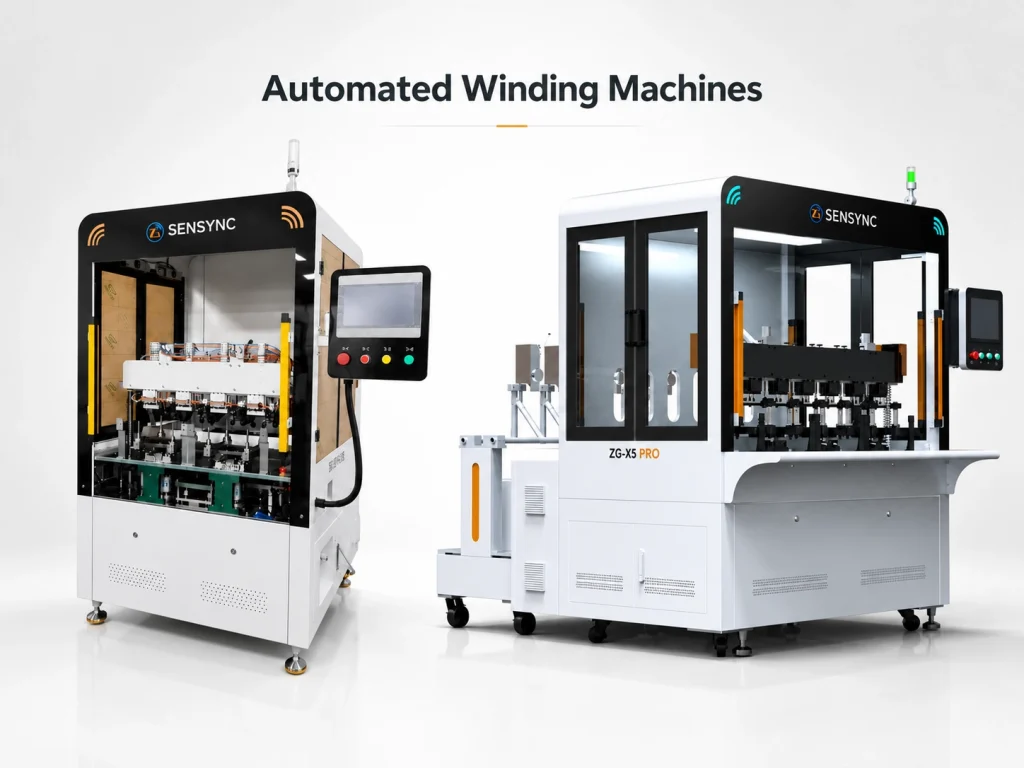 High-precision automatic winding machine for industrial coil production